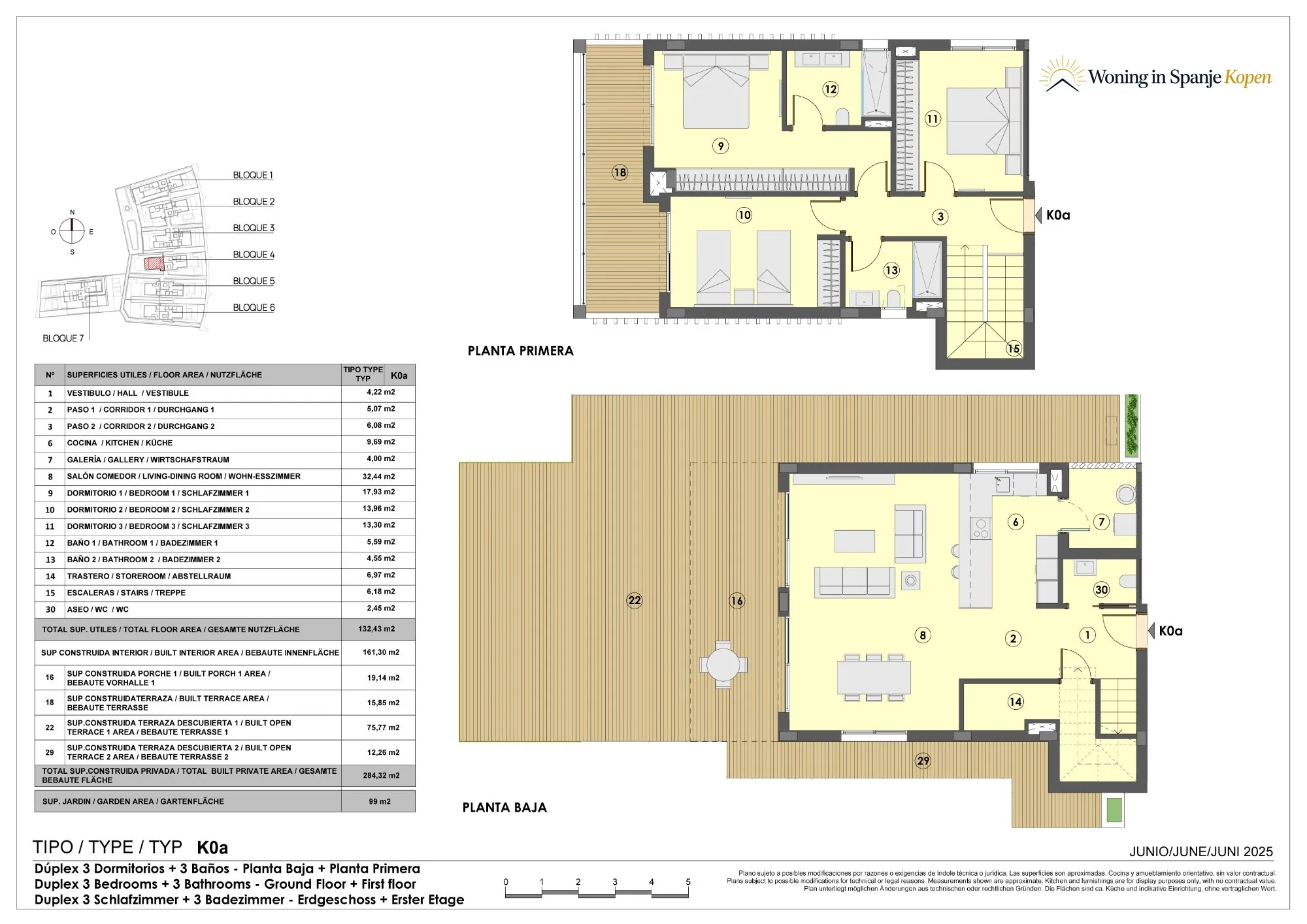 Floor plan: Duplex K0a in Allure of Sant Jordi, Sant Jordi