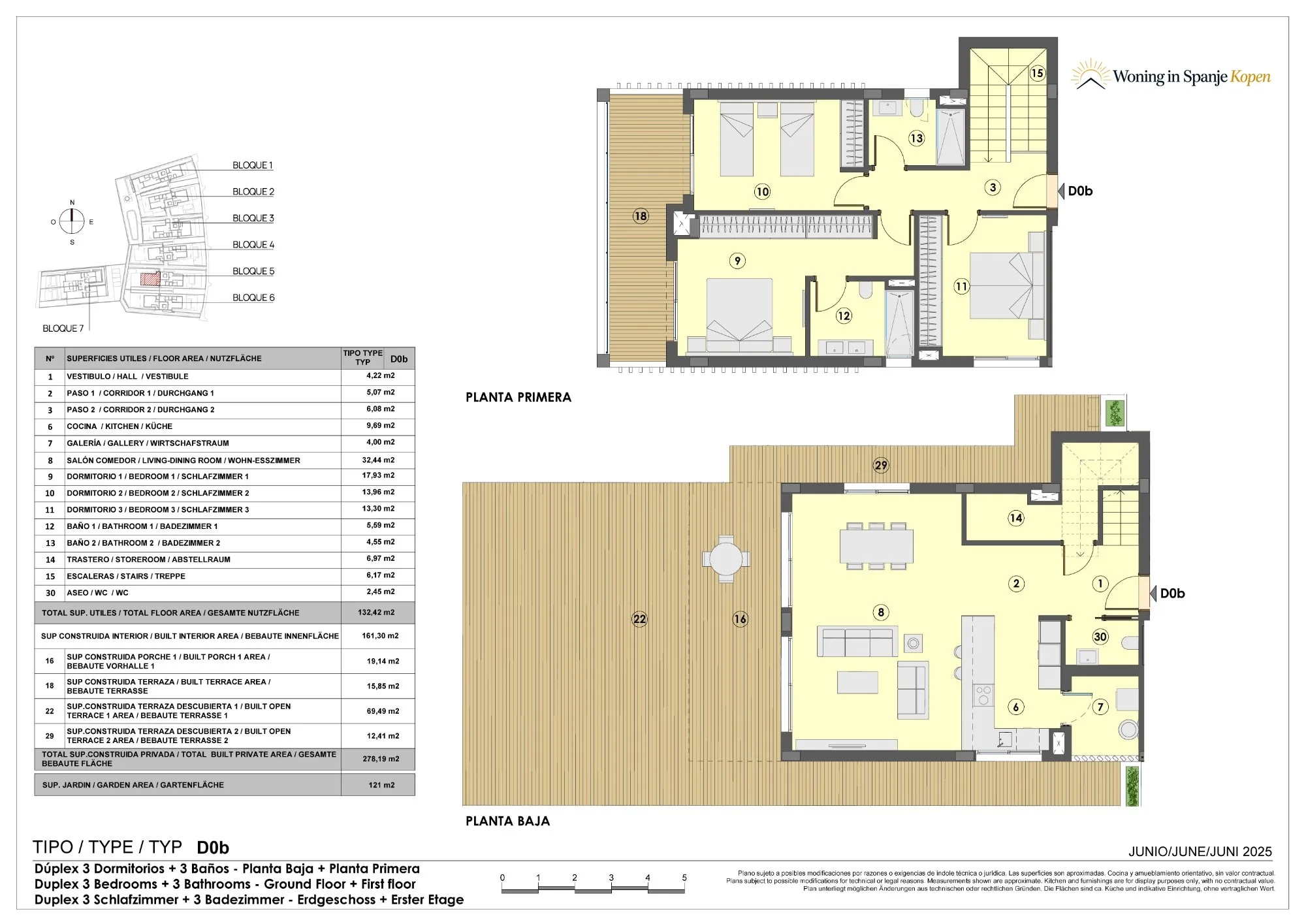 Floor plan: Duplex D0b in Allure of Sant Jordi, Sant Jordi