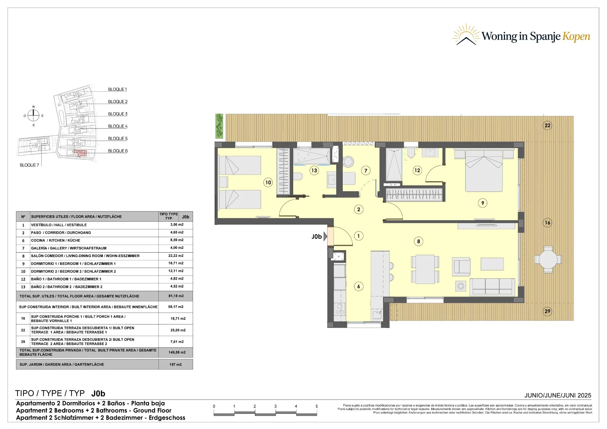 Floor plan: Apartment J0b in Allure of Sant Jordi, Sant Jordi