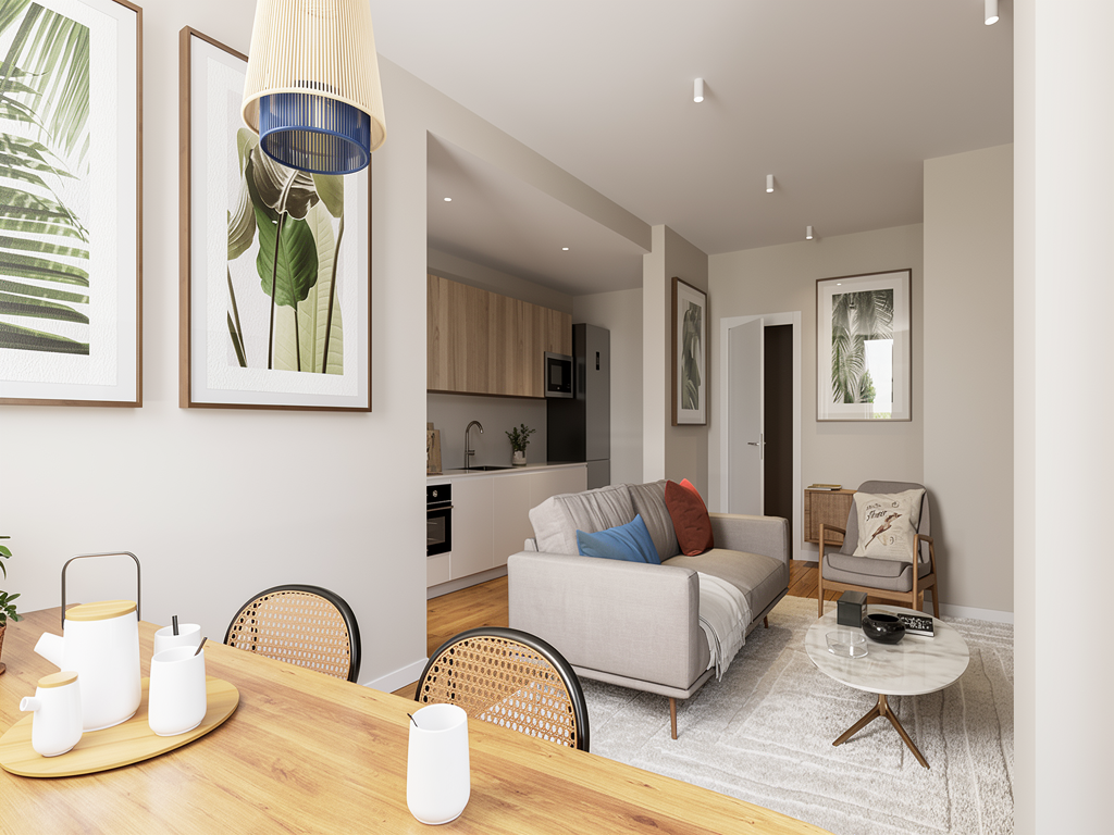 Modern nieuwbouw appartement met 3 slaapkamers in Madrid