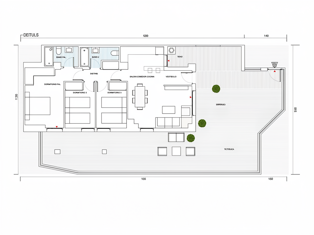 Modern nieuwbouw appartement met 3 slaapkamers in Madrid