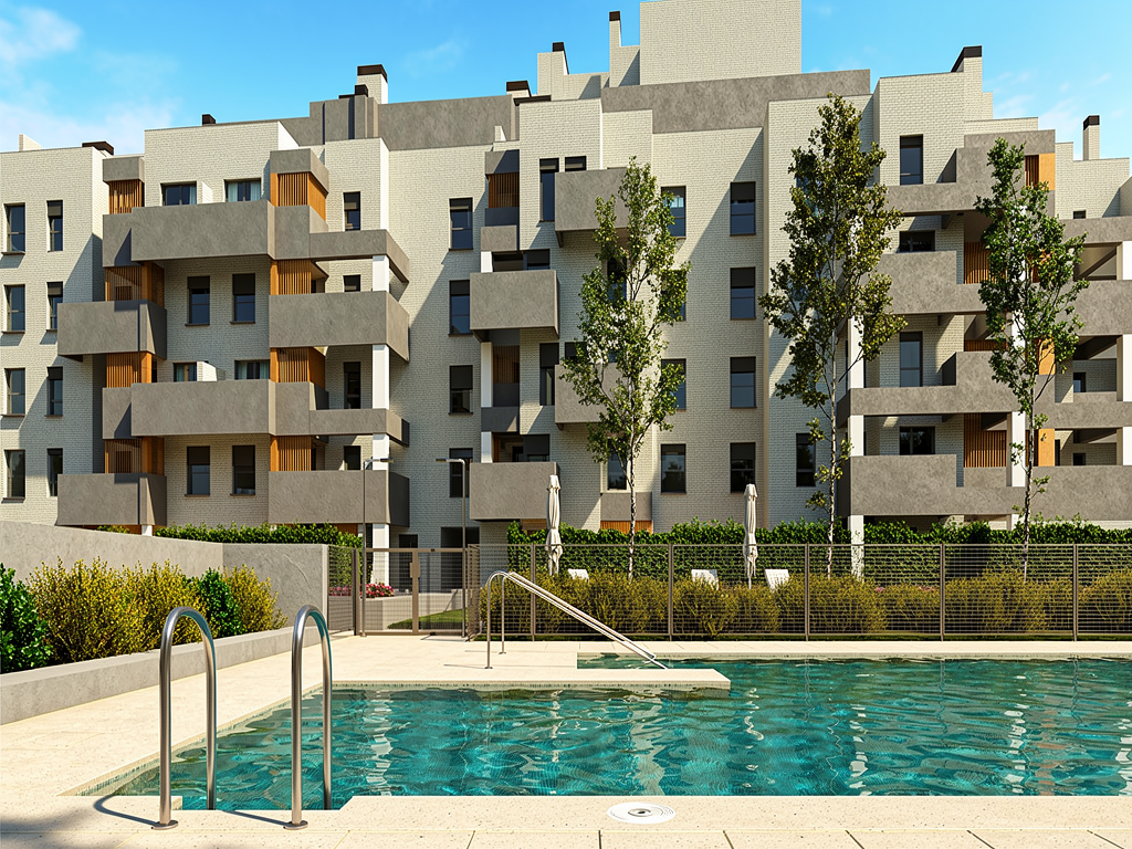 Modern nieuwbouw appartement met 3 slaapkamers in Madrid