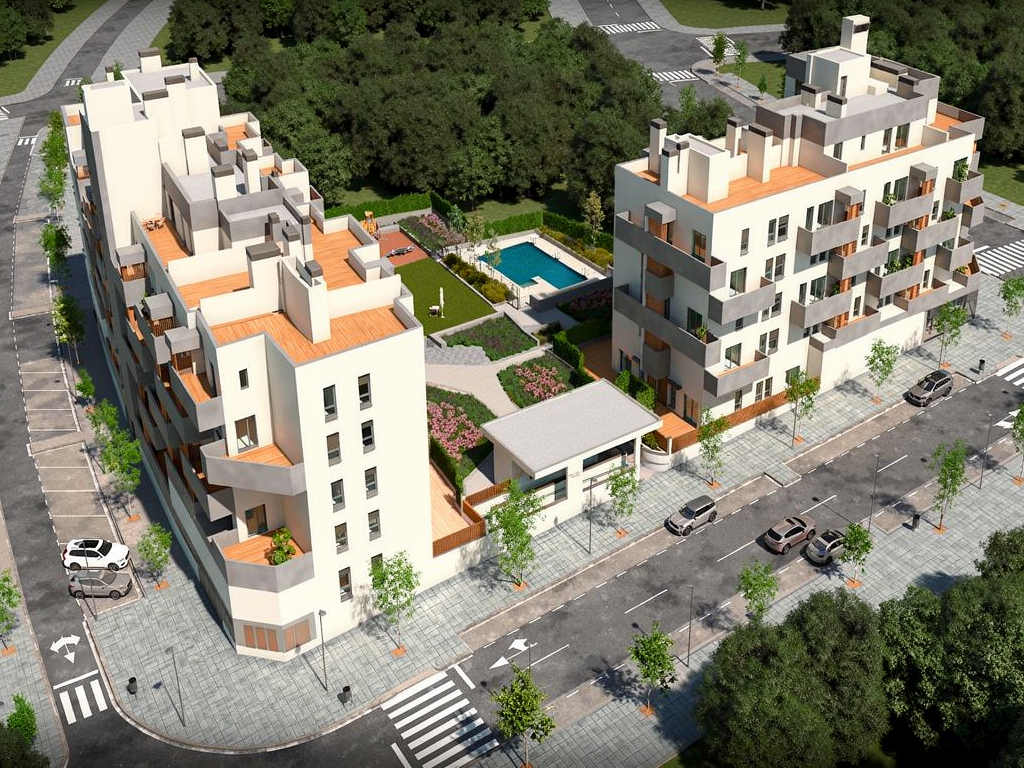 Modern nieuwbouw appartement met 3 slaapkamers in Madrid