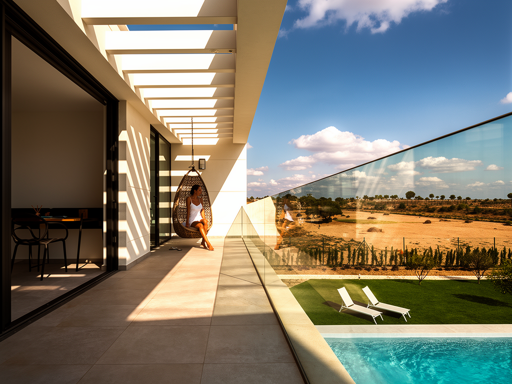 Exclusieve villa met zwembad en golfzicht in Murcia