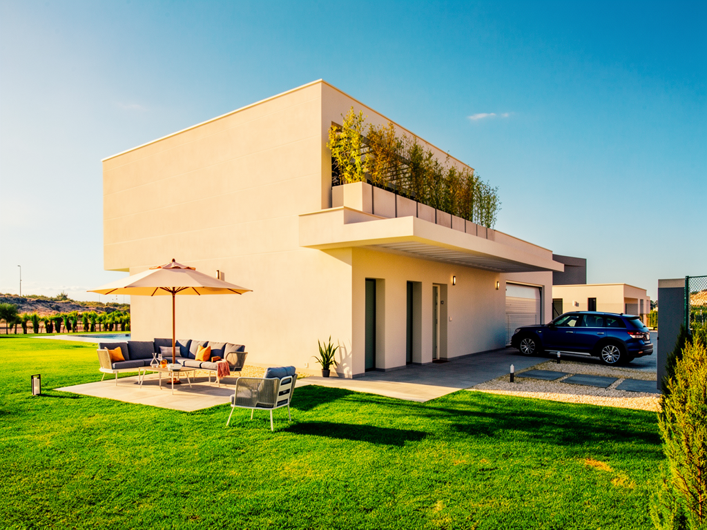 Exclusieve villa met zwembad en golfzicht in Murcia