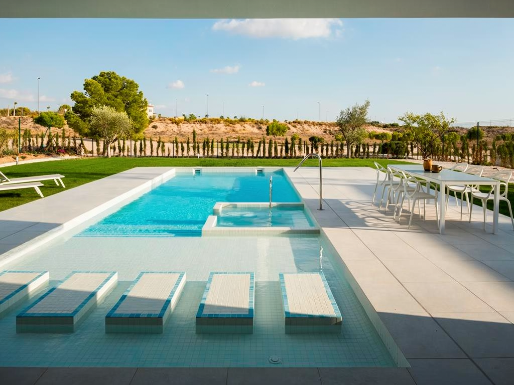 Exclusieve villa met zwembad en golfzicht in Murcia