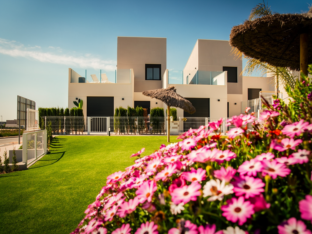 Moderne hoekwoning met dakterras in Altaona Resort Murcia