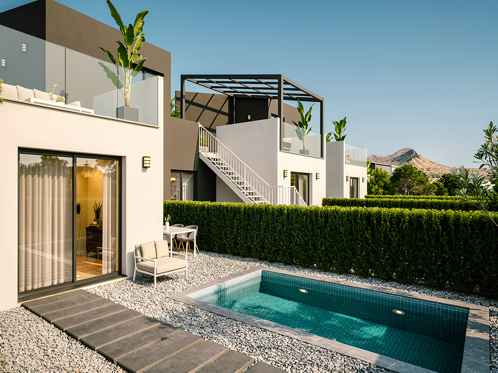 Moderne hoekwoning met dakterras in Altaona Resort Murcia
