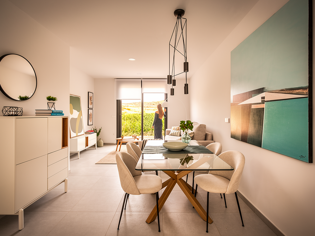 Moderne hoekwoning met dakterras in Altaona Resort Murcia