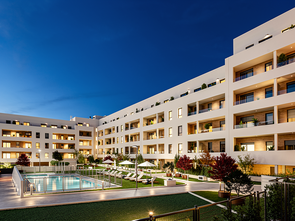 Nieuw 4 slaapkamer appartement in Valladolid Parquesol