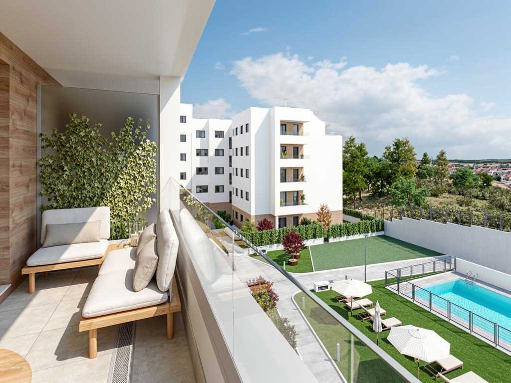 Nieuw 4 slaapkamer appartement in Valladolid Parquesol