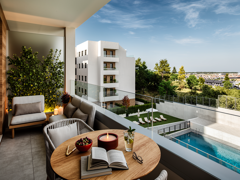 Nieuw 4 slaapkamer appartement in Valladolid Parquesol