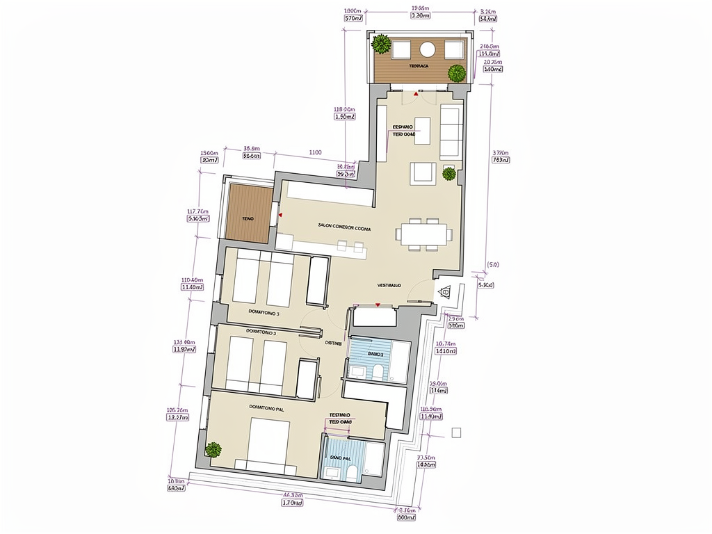 Nieuw appartement met terras in Los Berrocales Madrid