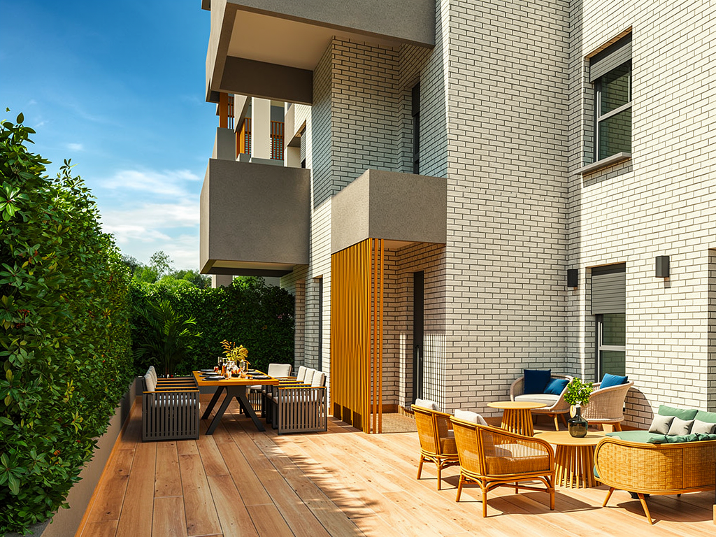 Nieuw appartement met terras in Los Berrocales Madrid