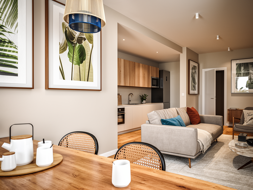 Nieuw appartement met terras in Los Berrocales Madrid
