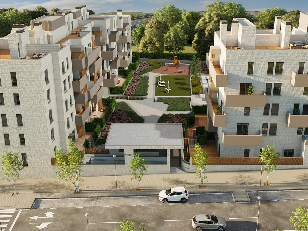 Nieuw appartement met terras in Los Berrocales Madrid