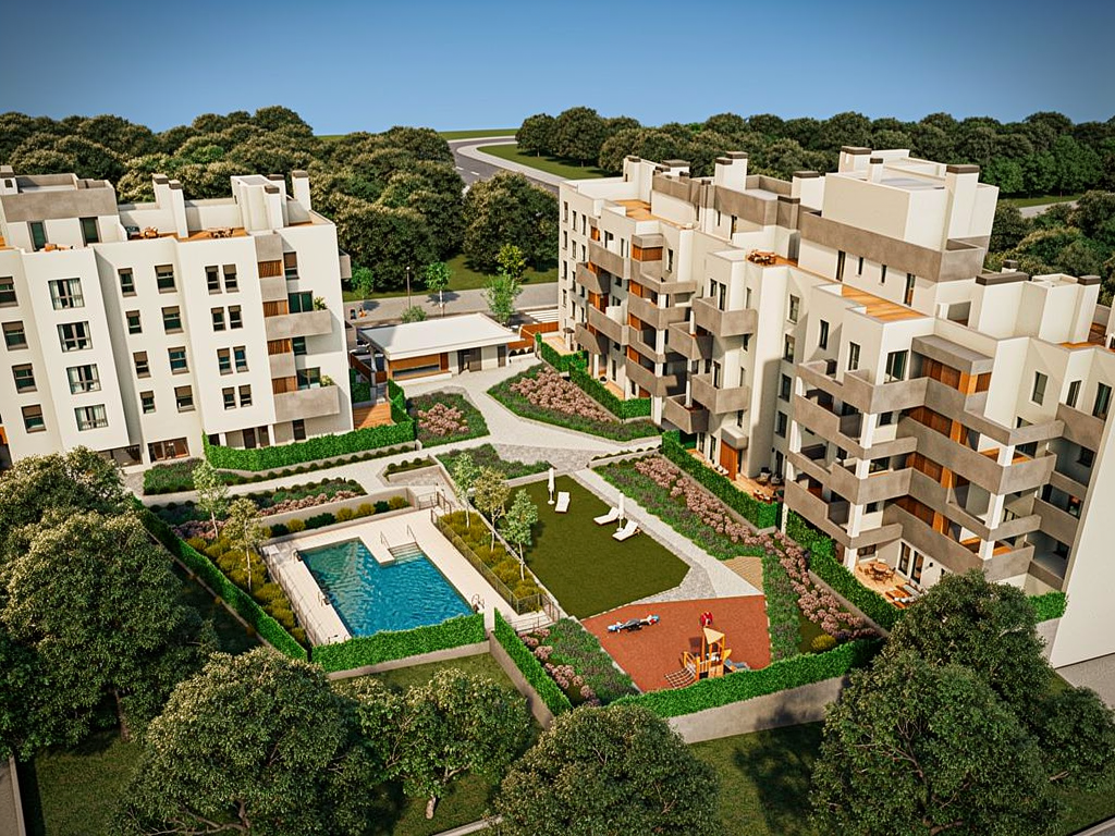 Nieuw appartement met terras in Los Berrocales Madrid