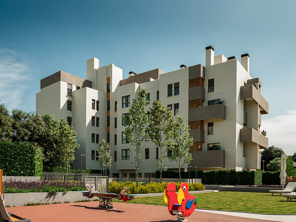 Nieuw appartement met terras in Los Berrocales Madrid