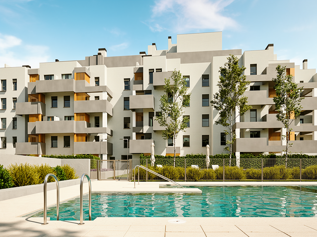Nieuw appartement met terras in Los Berrocales Madrid