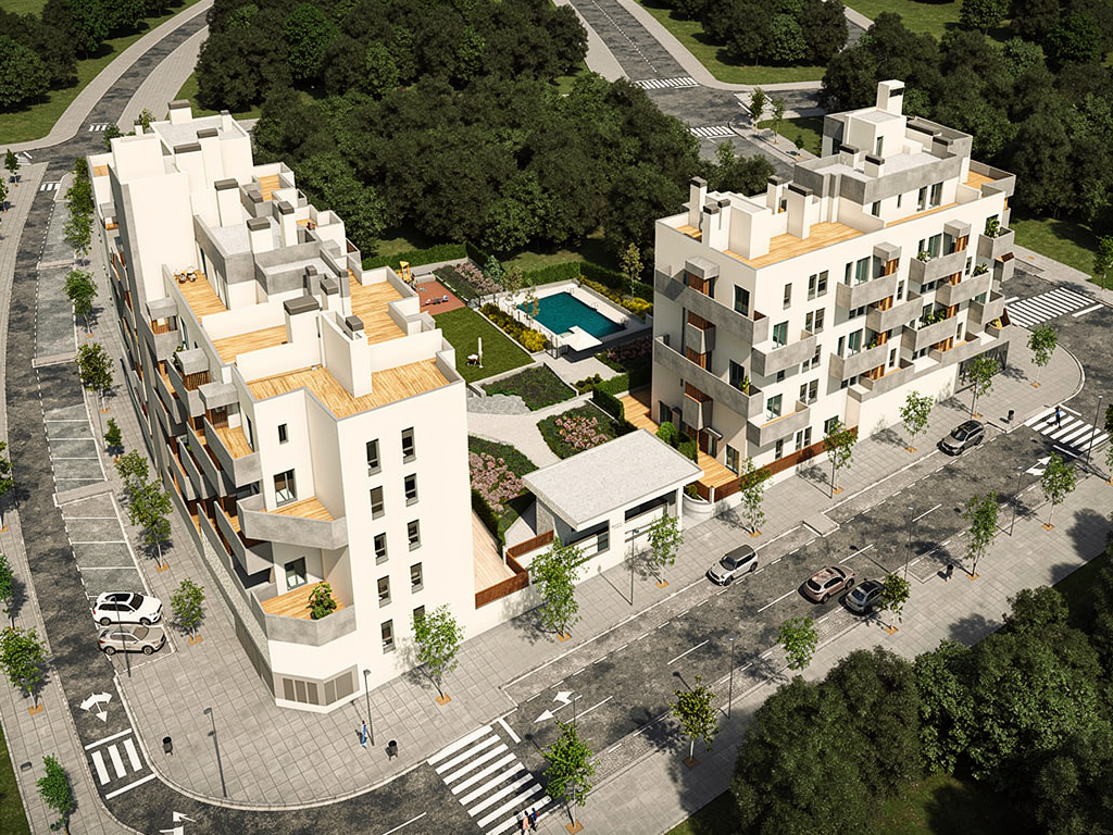 Nieuw appartement met terras in Los Berrocales Madrid